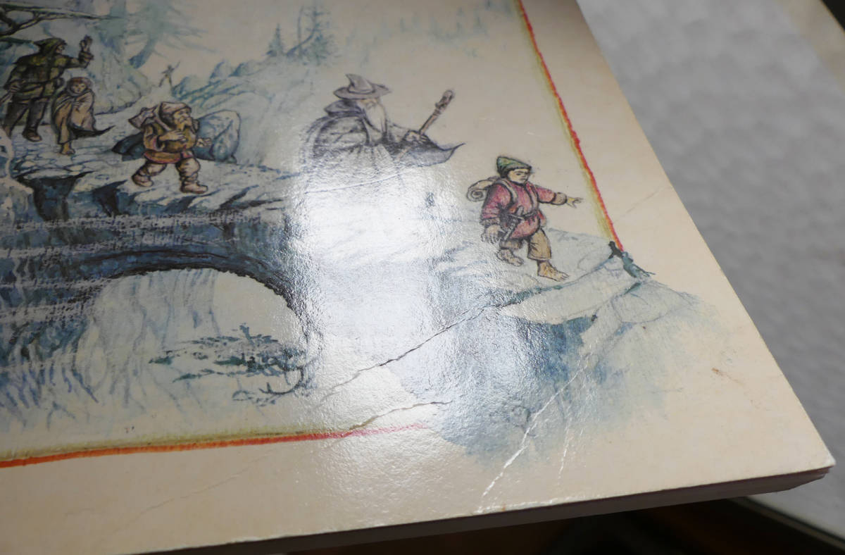 未使用品 Hobbit's Journal　ホビットの日記 日記帳 ノート イラスト入り ロード・オブ・ザ・リング トールキン 希少 グッズ_画像4
