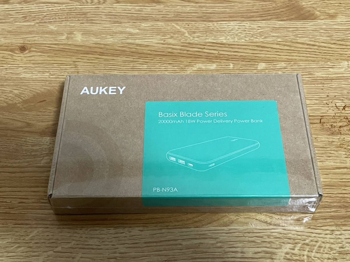 【送料無料★未使用】AUKEY　20000MAH PD対応 モバイルバッテリー PB-N93A_画像2