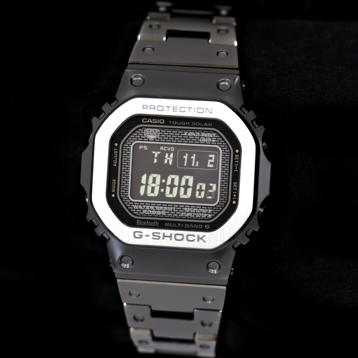 カシオ　G-SHOCK　Gショック　GMW-B5000MB-1JF　腕時計　電波ソーラー　Bluetooth　クォーツ　メンズ_画像8