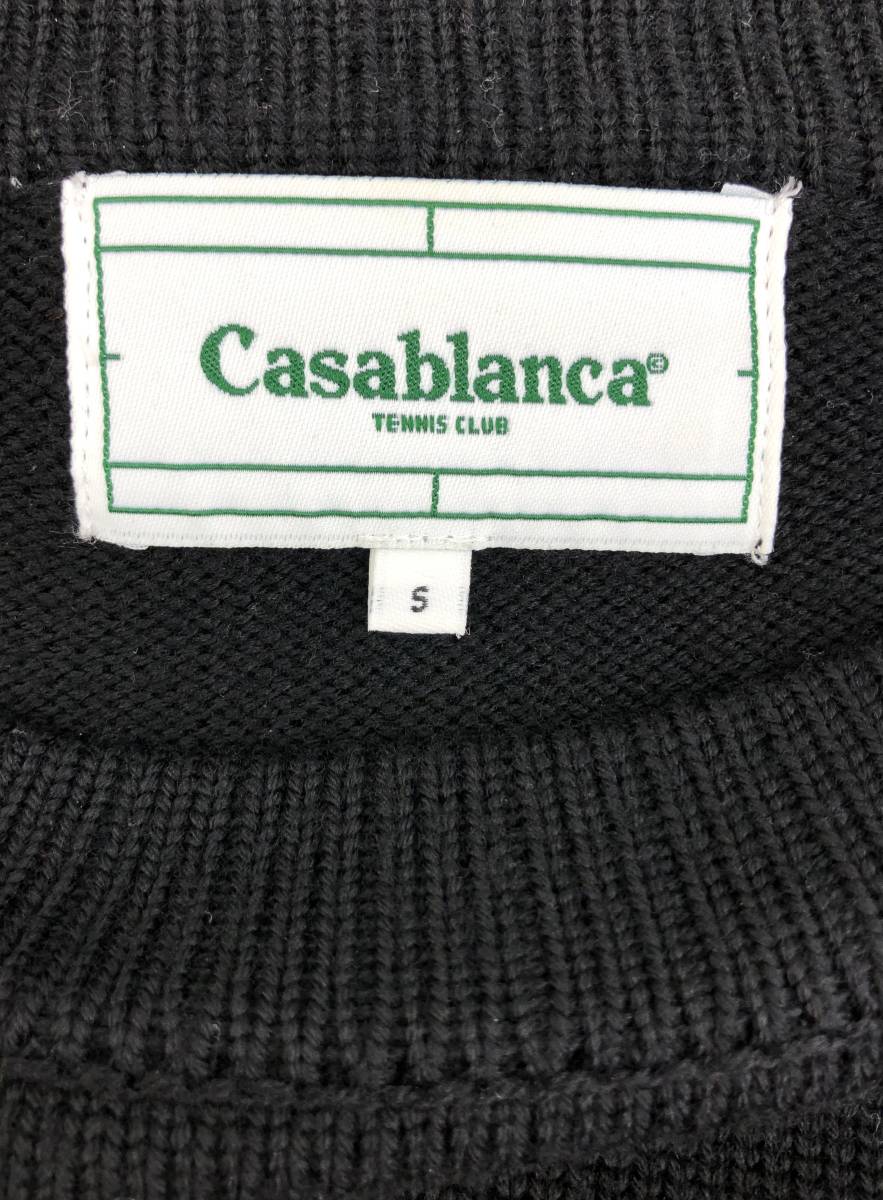 セーター ニット Casablanca フルーツ オレンジ ブラック系 サイズSの画像4