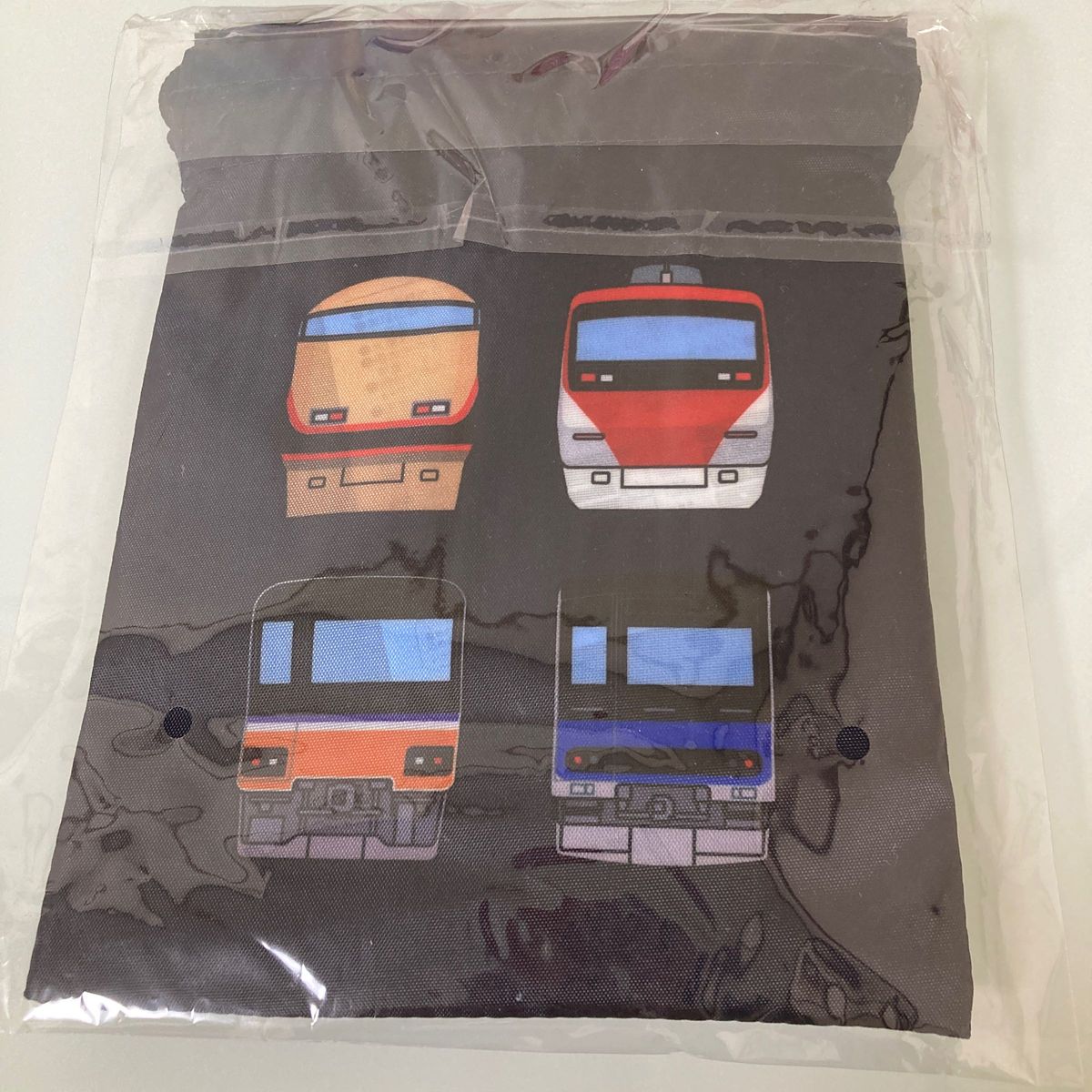 東武鉄道オリジナリエコバッグ　巾着つき