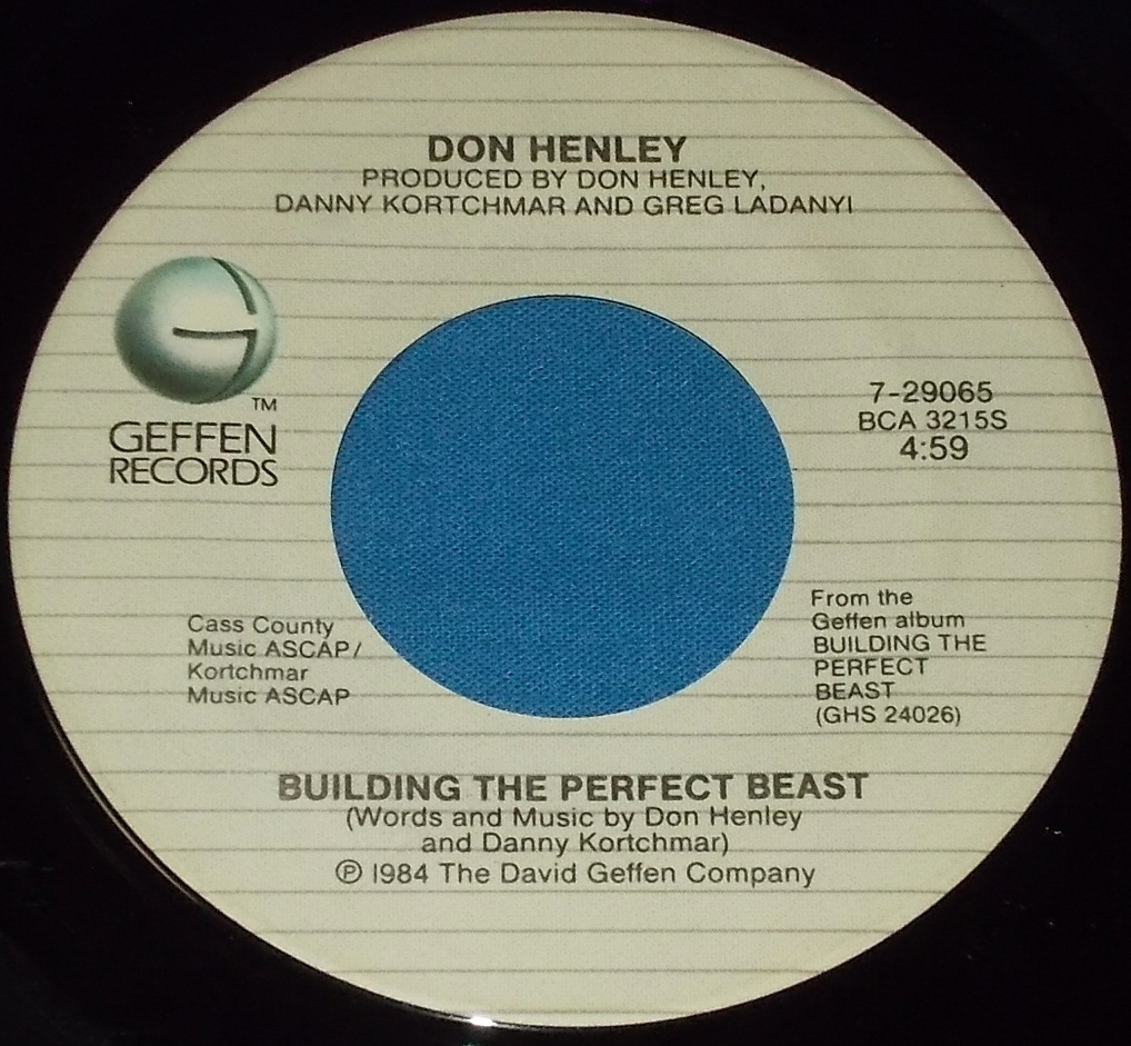 ☆7inch EP★US盤●DON HENLEY/ドン・ヘンリー「All She Wants To Do Is Dance/ダンス」80s名曲!●_画像4