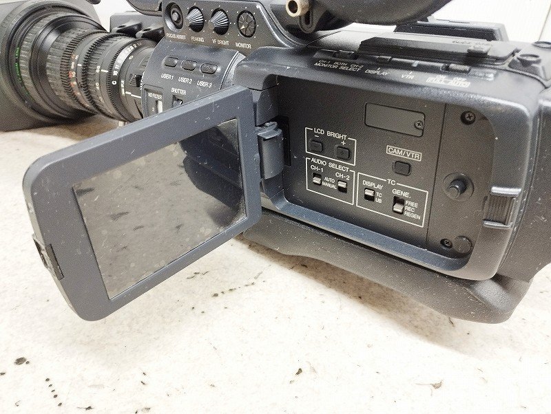 Victor ビクター HDカメラレコーダー 業務用HDVビデオカメラ GY-HD100 ジャンク_画像8