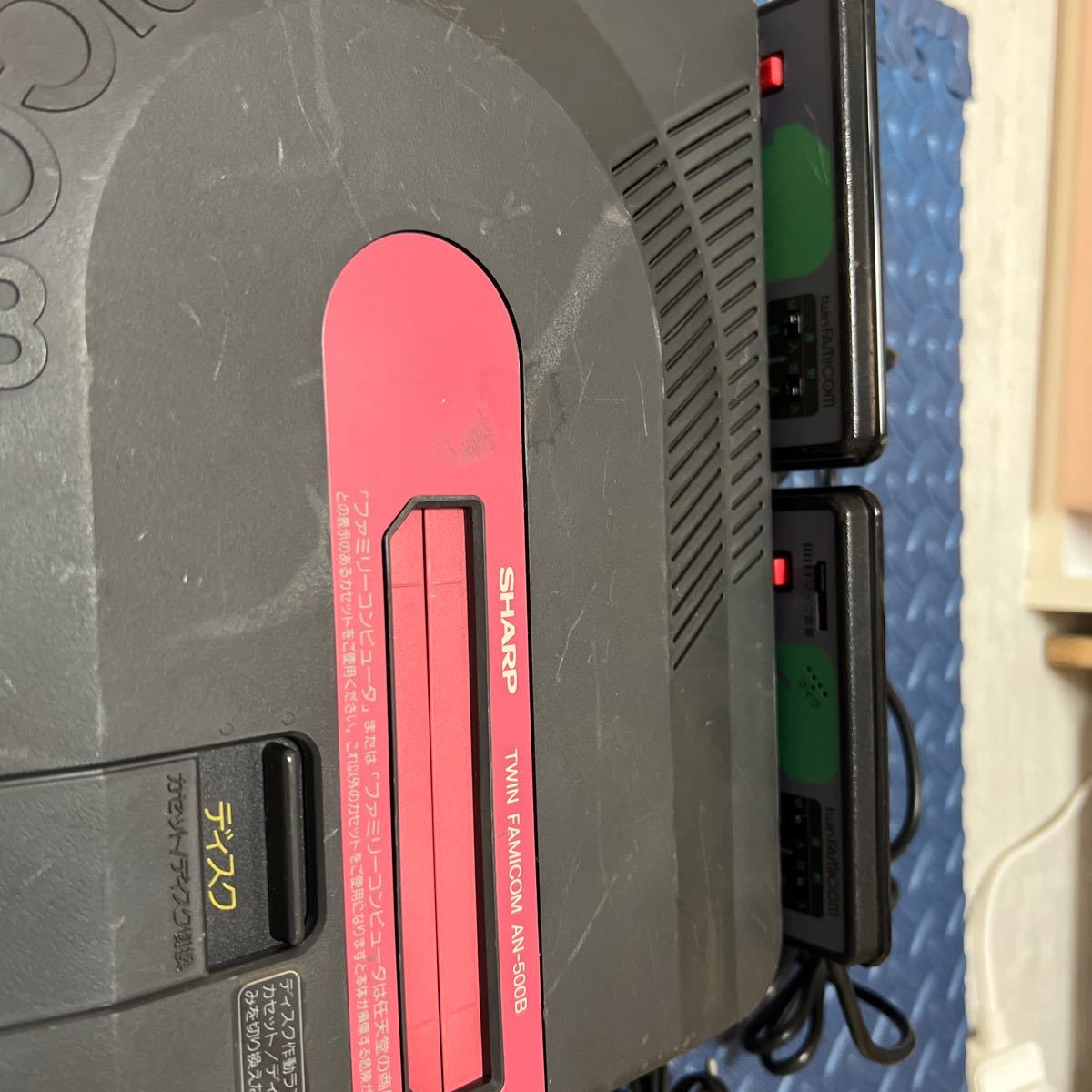 SHARP シャープ TWIN FAMICOM ツインファミコン AN-500B ゲーム機 通電確認済み_画像9