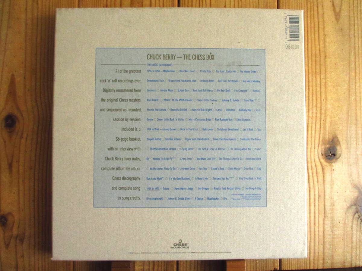 6枚組LP ボックス / Chuck Berry / チャックベリー / The Chess Box / Chess / CH6-80001 / US盤 / ブックレット付_画像2