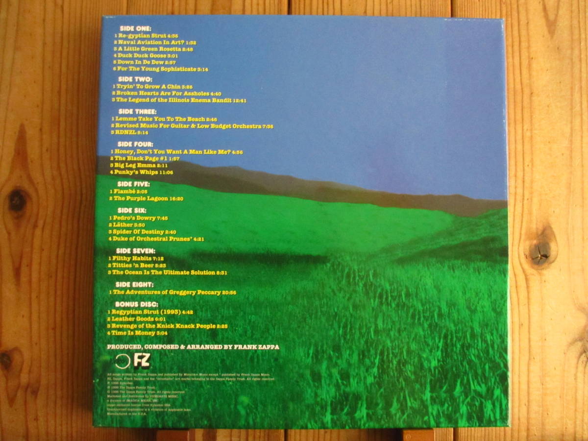 5枚組 LP ボックス / Frank Zappa / フランク・ザッパ / Lather / レザー / Rykodisc / VAJK-0001/5 / ブックレット付 / 帯付_画像2