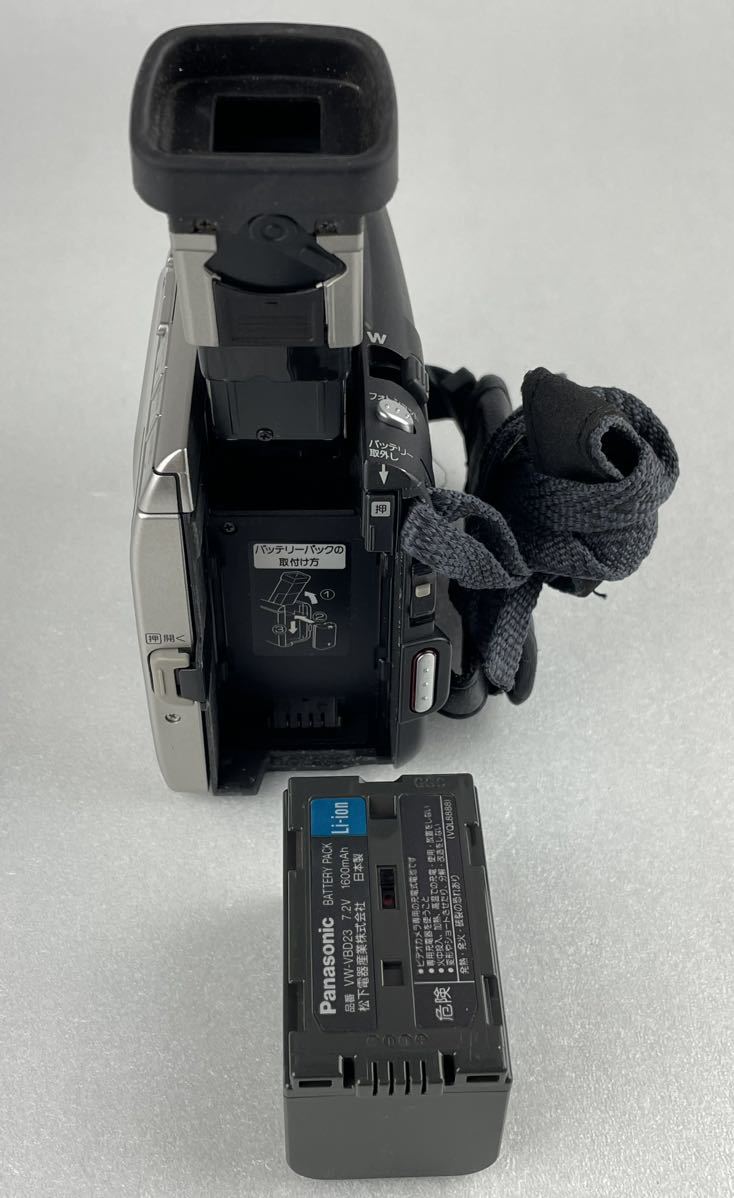 真749【Panasonic/パナソニック】Panasonic『NV-DS7』MiniDVビデオカメラ バッテリー付き『VW−VBD23』の画像6