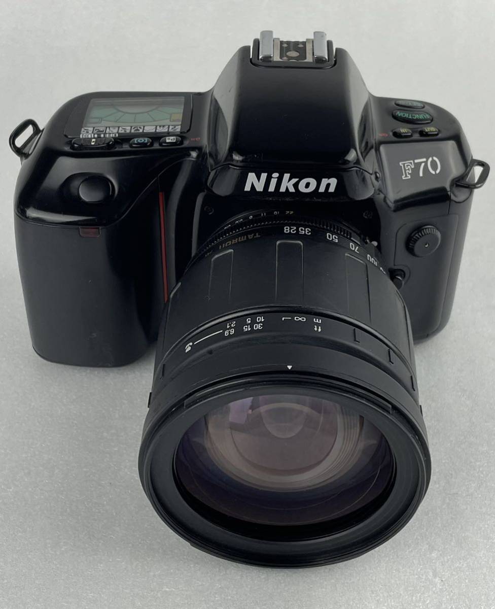 真756【Nikon/ニコン】Nikon F70 レンズ付き TAMRON AF ASPHERICAL LD 28−200mm 1:3.8−5.6 φ72 カメラ_画像1
