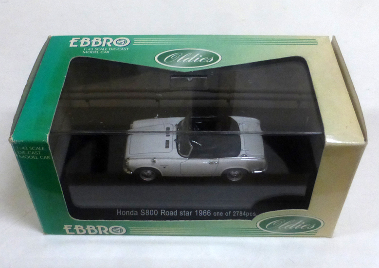 EBBRO エブロ 1/43 HONDA S800 Road star 1966（ホワイト）_画像7