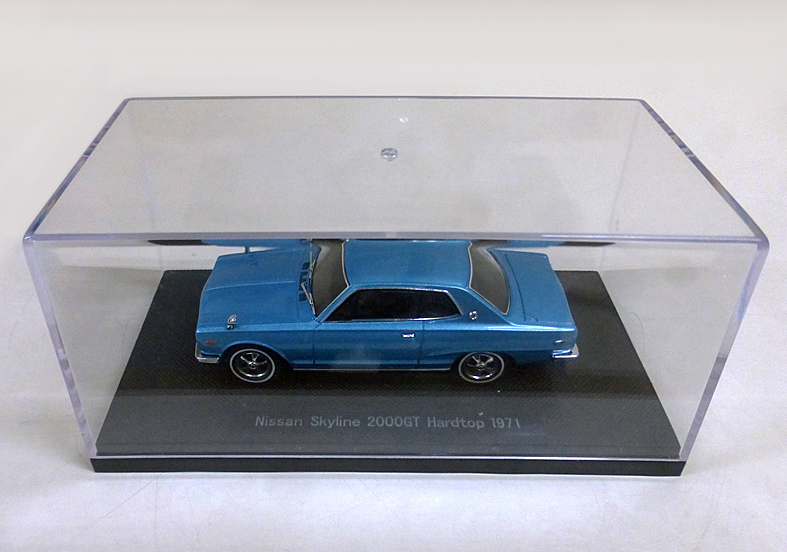 EBBRO エブロ 1/43 Nissan Skyline 2000GT Hardtop 1971（ブルーM） _画像5