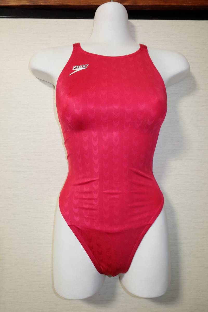 激レア（人気商品）旧speedo（MIZUNO）競泳水着（ハイレグ）マーキュライン　８３ＯＥ－９０２６３（レッド）_画像2