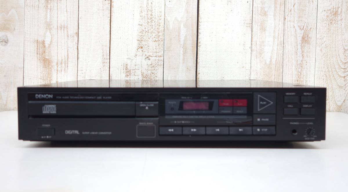  retro audio that time thing 80\'S *DENON Denon *COMPACT DISC PLAYER CD player *MODEL DCD-1100 * remote control none 