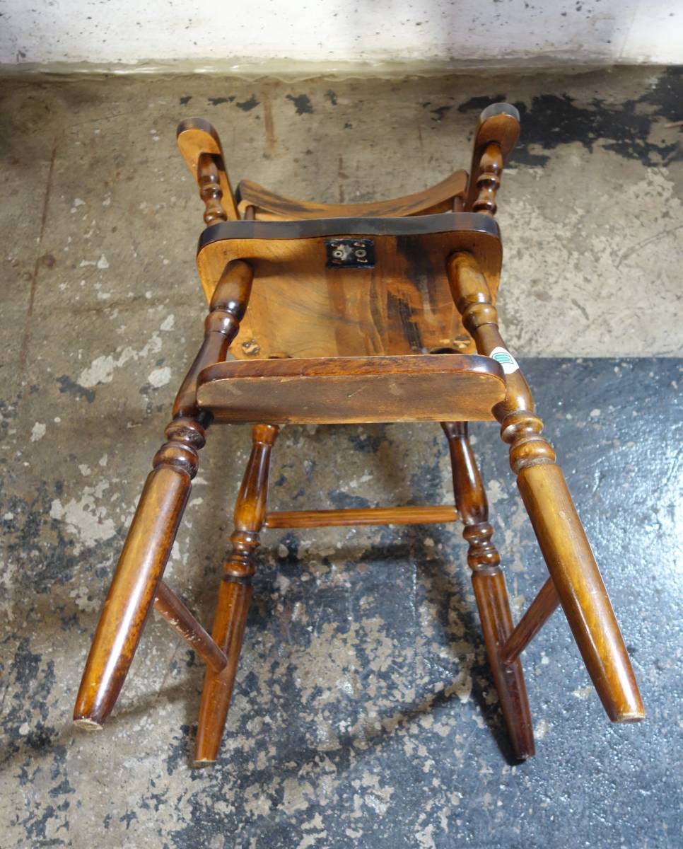  retro furniture that time thing * high class .. furniture HIDA*hi Dada i net * high chair baby chair child chair wooden chair child chair -