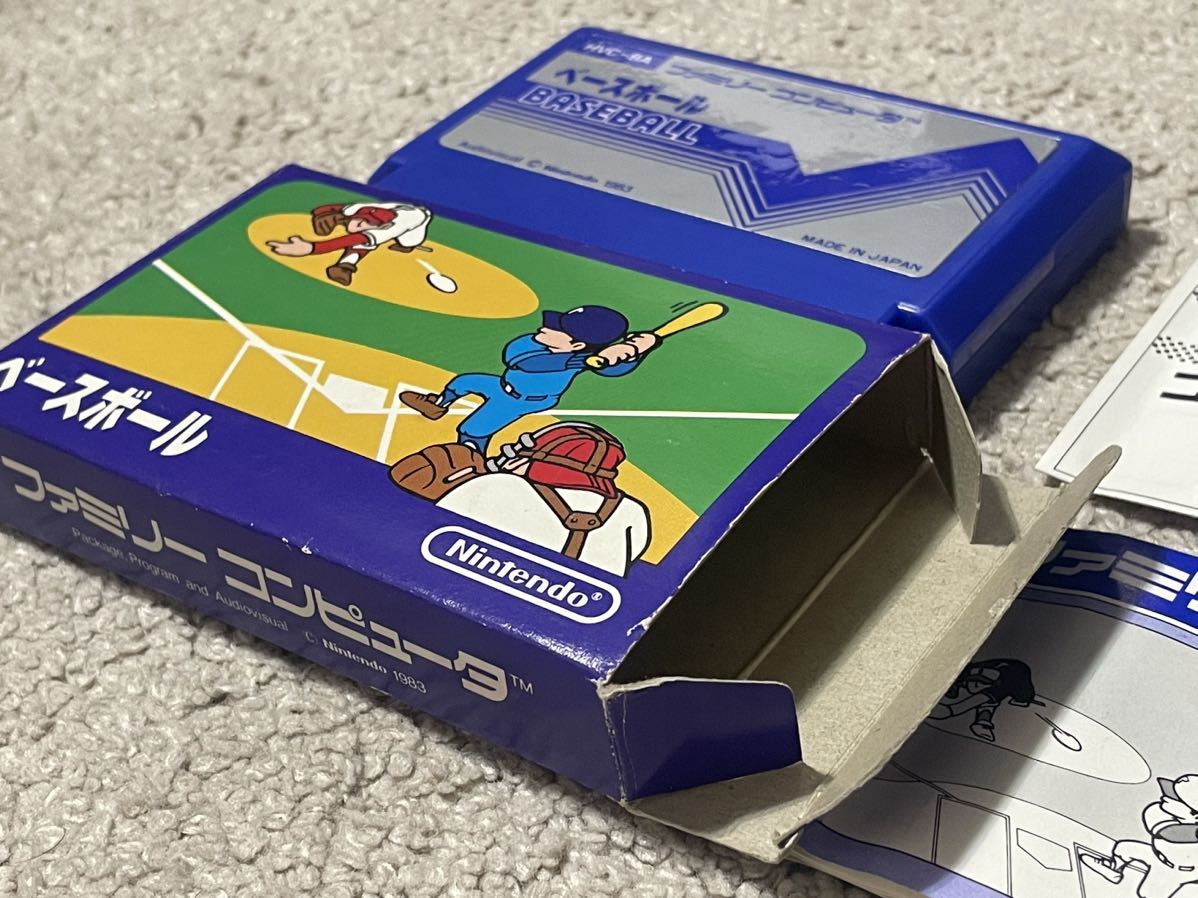 Yahoo!オークション - ファミコン初の野球ゲーム 美品 小箱 ベースボー