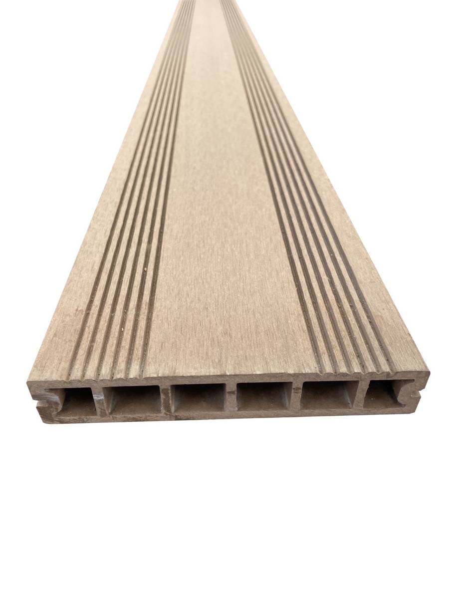 ウッドデッキ 床板材 樹脂製 ウッドデッキ　人工木 DIY ブラウン 単品１枚最大 3900mm×180ｍｍ×30mm 引き取り大歓迎5_画像5