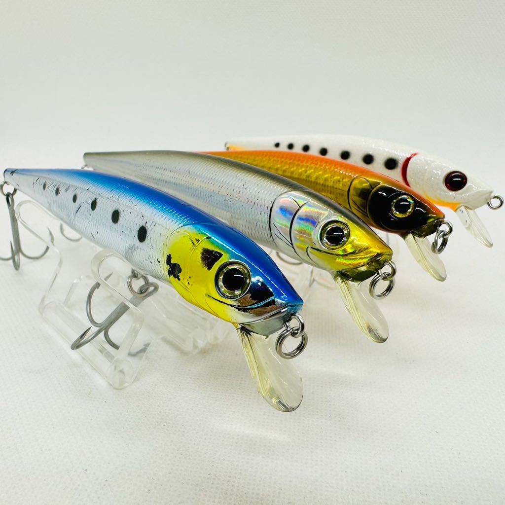 送料無料『ダイワ シーバスハンター Ⅲ 110S 130S 4個セット』DAIWA SEABASS HUNTER シンキング ミノー 3 シーバス ルアーセット_画像2