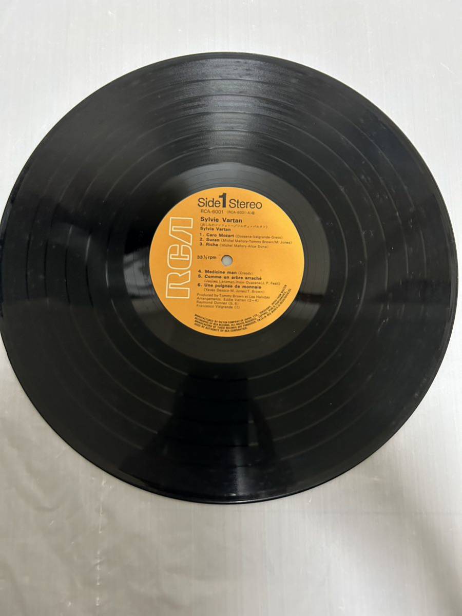 ◎O275◎LP レコード シルヴィ・バルタン Sylvie Vartan/哀しみのシンフォニー/RCA-6001_画像4