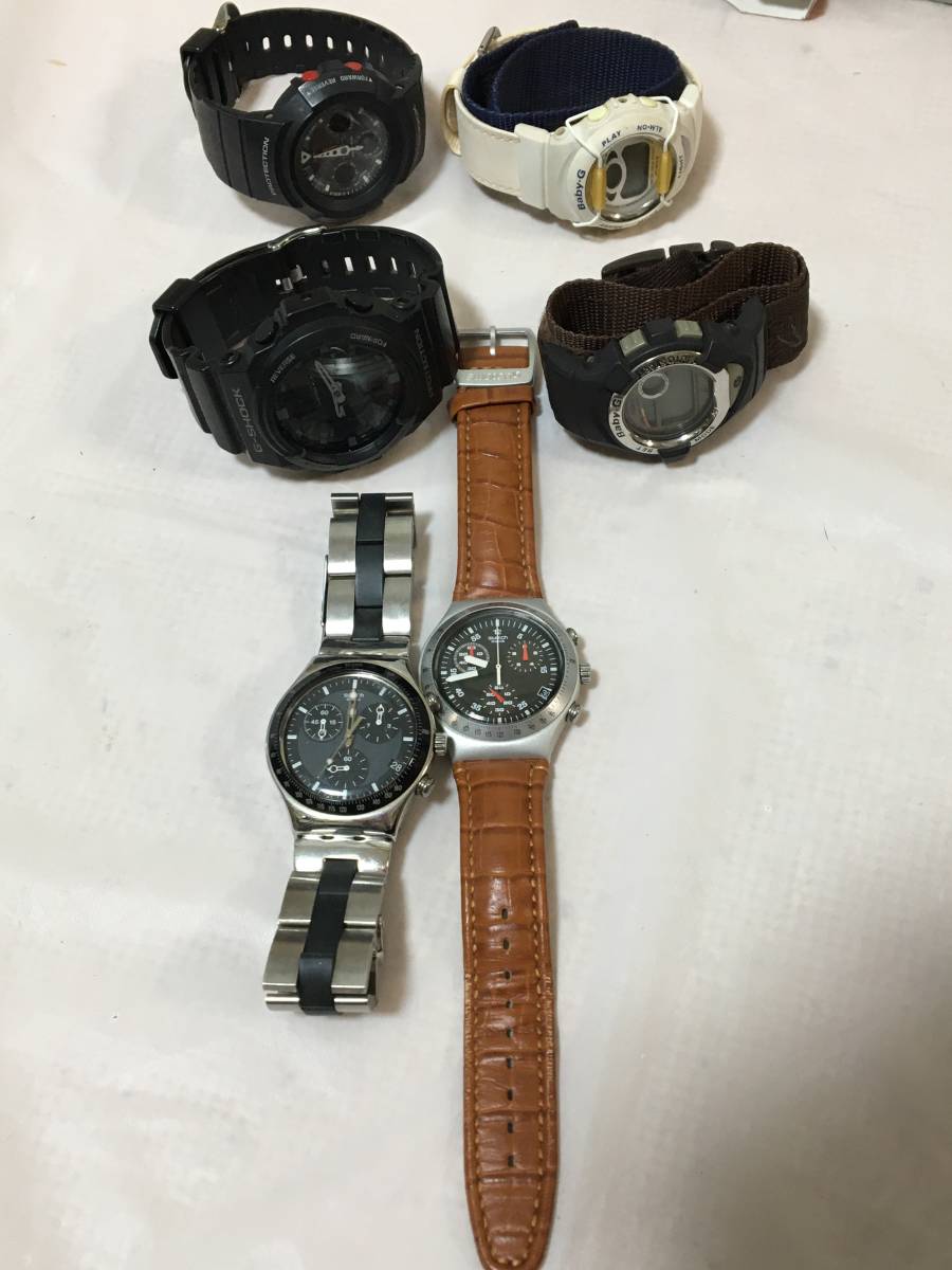 ○O292○動作品＆ジャンク 時計 腕時計 WATCH 64点まとめ COACH コーチ ケイシー SEIKO セイコー G-SHOCK CASIO CITIZEN Calvin Klein _画像7