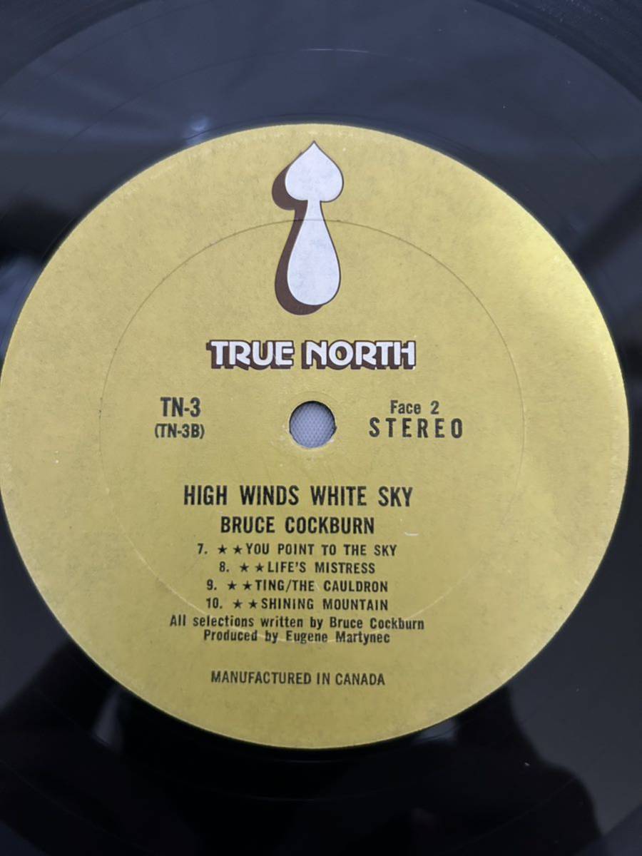 ◎O395◎LP レコード ブルース・コバーン BRUCE COCKBURN/雪の世界 HIGH WINDS WHITE SKY/TN-3/カナダ盤_画像7