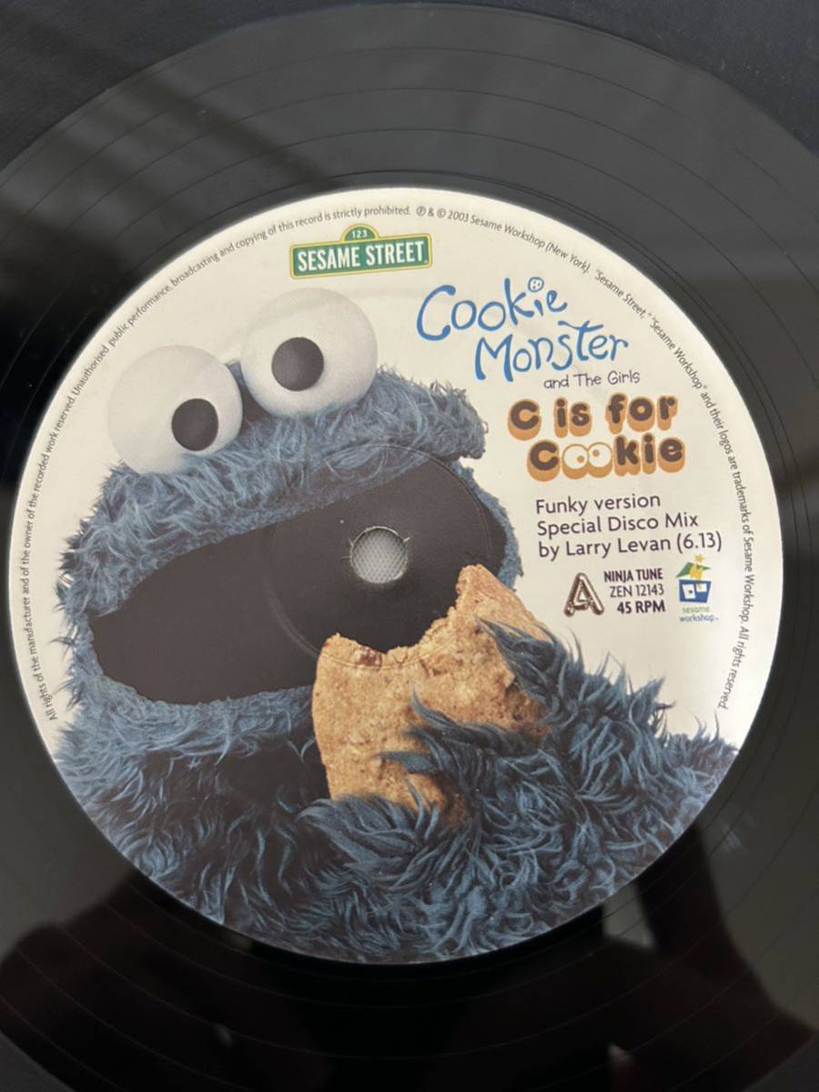 ◎O509◎LP レコード Cookie Monster And The Girls/C Is For Cookie/クッキーモンスター/SESAME STREET セサミストリート/UK盤_画像5