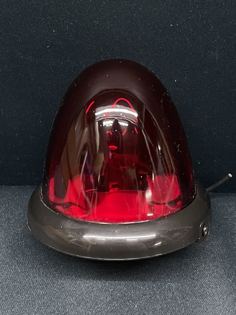 YT-443 20個 レッド 赤 トップマーカーランプ ガラスレンズ 電球式 24V レトロ デコトラ アート ヤック トラックショップASCの画像2