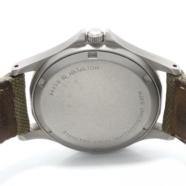 HAMILTON(ハミルトン) 腕時計 カーキ 9445B ボーイズ 黒_画像4