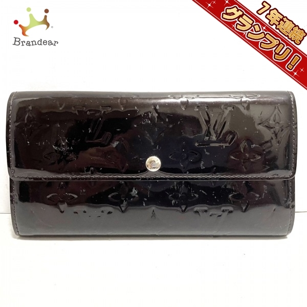 ルイヴィトン LOUIS VUITTON 長財布 M93524 ポルトフォイユサラ □外側