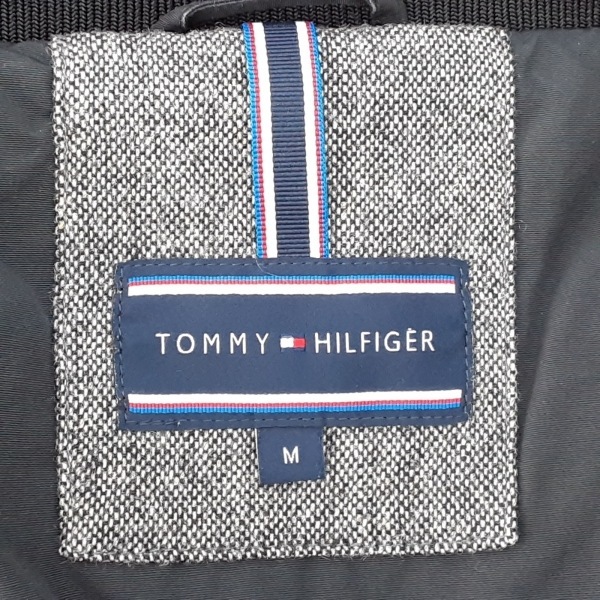 トミーヒルフィガー TOMMY HILFIGER ダウンジャケット サイズM - グレー×黒 レディース 長袖/トグルボタン/冬 ジャケット_画像3
