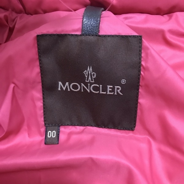 モンクレール MONCLER ダウンコート サイズ00 XS VALENTINE(バレンタイン) ピンク レディース 長袖/冬 コート_画像3