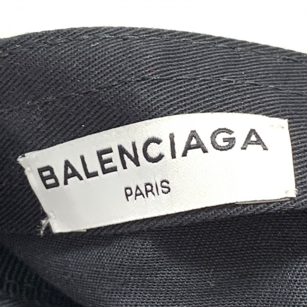 バレンシアガ BALENCIAGA キャップ - コットン 黒×白 帽子_画像5