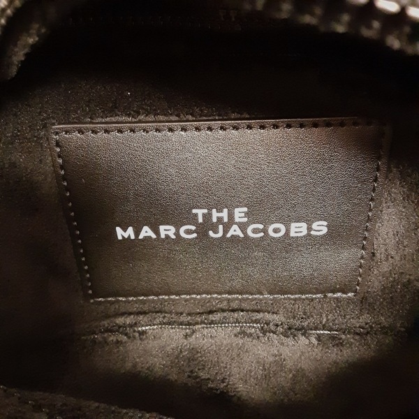 マークジェイコブス MARC JACOBS トートバッグ H059M06PF22 ザ テディ スモール トート バッグ ポリエステル×レザー 黒×アイボリー_画像8