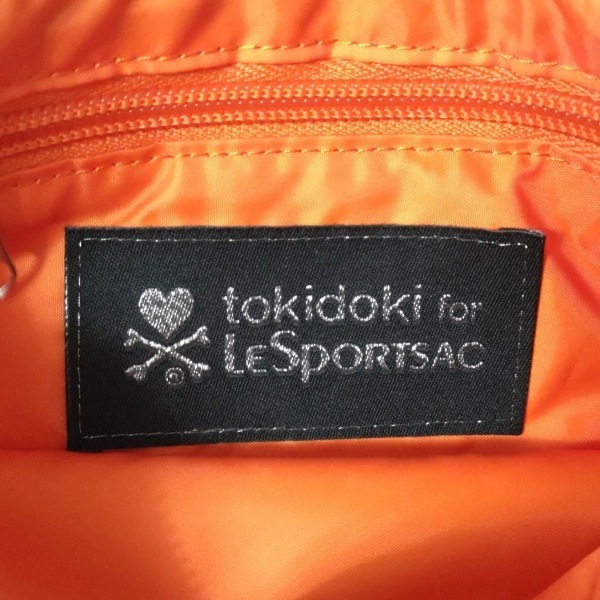 トキドキフォーレスポートサック tokidokiforLESPORTSAC - レスポナイロン ライトグレー×黒×マルチ ポーチ_画像5