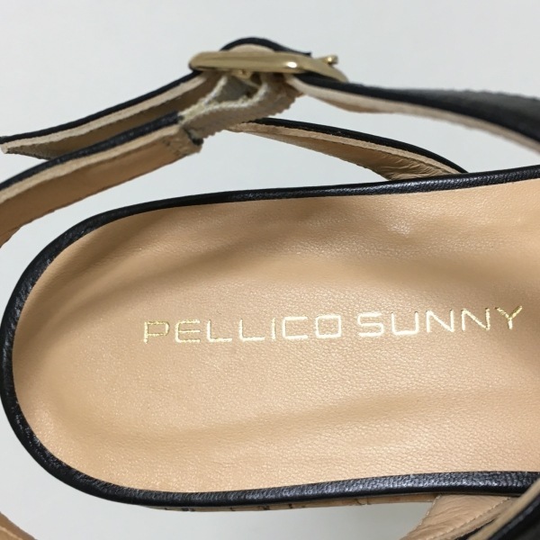 ペリーコ PELLICO サンダル 37 - レザー 黒 レディース SUNNY 靴_画像5