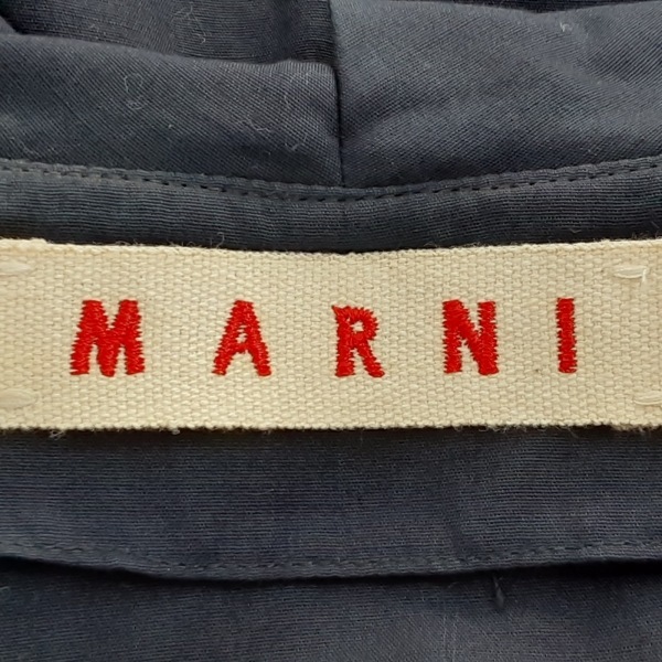 マルニ MARNI サイズ38 S - ネイビー レディース 長袖/ショート丈/オールシーズン ジャケット_画像3