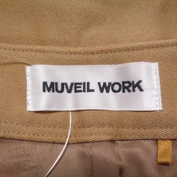 ミュベールワーク MUVEIL WORK パンツ サイズ38 M - ベージュ レディース クロップド(半端丈) 美品 ボトムス_画像3