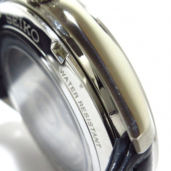 SEIKO(セイコー) 腕時計■美品 プレザージュ 6L35-00B0/SARA019 メンズ SS/琺瑯ダイヤル/裏スケ/革ベルト ダークネイビー_画像9