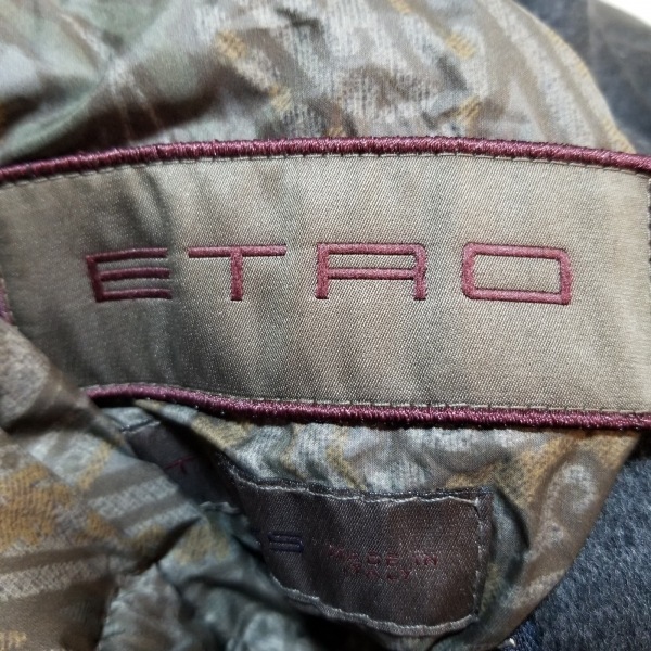 エトロ ETRO ダウンジャケット サイズXS - ダークグレー メンズ 長袖/リバーシブル/秋/冬 ジャケット_画像3