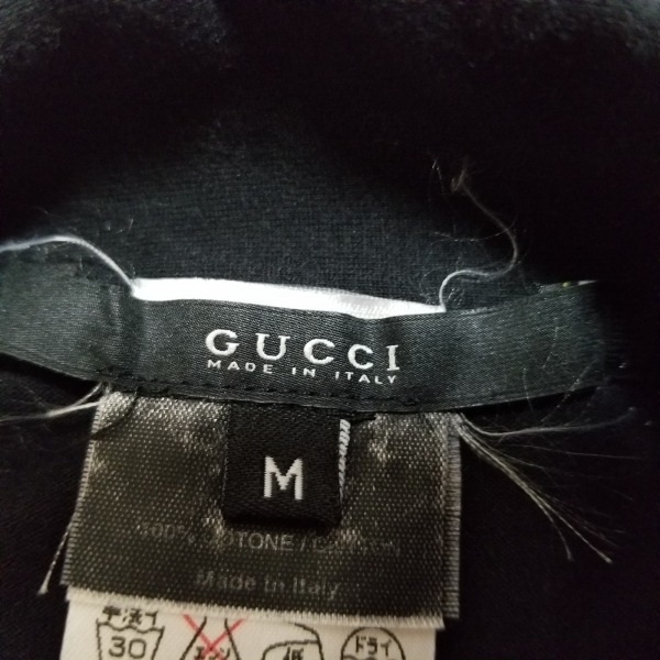 グッチ GUCCI 半袖ポロシャツ サイズM 179437 - 黒×レッド×マルチ メンズ シェリー トップス_画像3