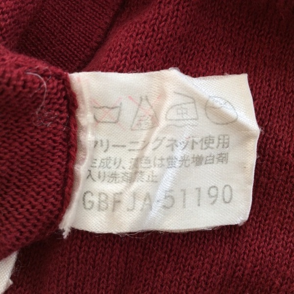 シビラ Sybilla 半袖セーター サイズM - レッド×マルチ レディース 花柄/刺繍 トップス_画像5