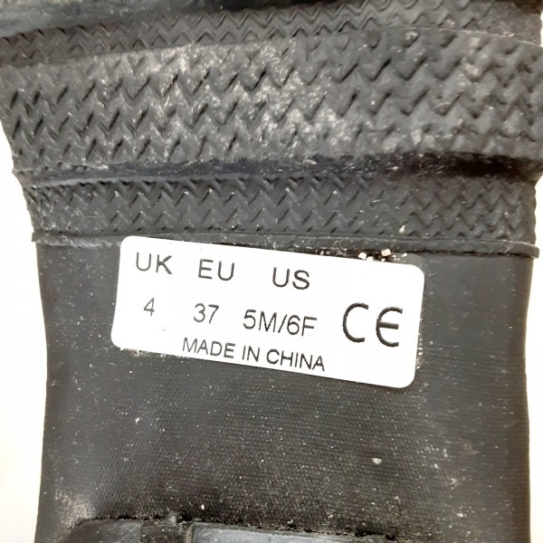 ハンター HUNTER レインブーツ EU 37 - ラバー 黒 レディース 靴_画像6