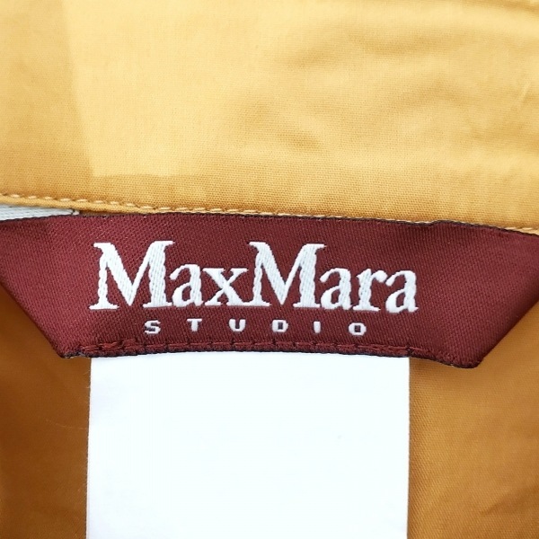 マックスマーラスタジオ Max Mara STUDIO 半袖シャツブラウス サイズJ 40 - オレンジ レディース トップス_画像3