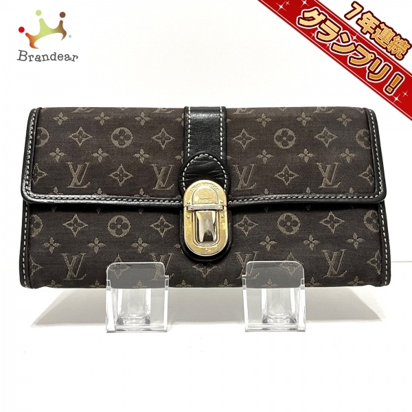 ルイヴィトン LOUIS VUITTON 長財布 M63006 ポルトフォイユサラ モノグラム・イディール キャンバス（82%テキスタイル、18%ナイロン） 財布_画像1