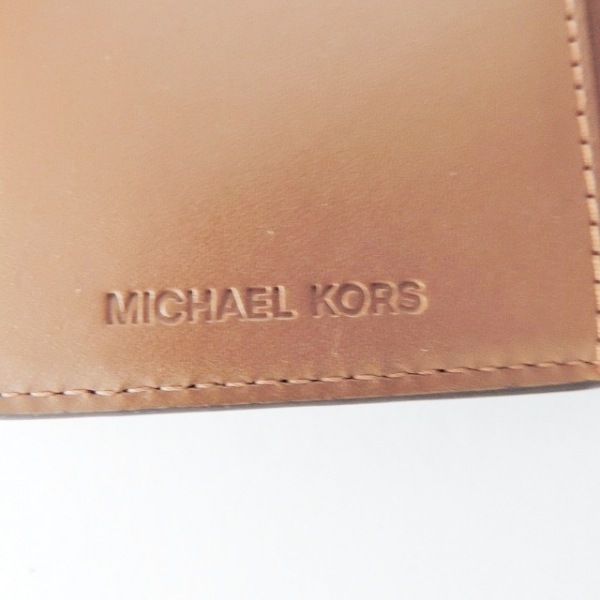 マイケルコース MICHAEL KORS 携帯電話ケース - PVC(塩化ビニール) ダークブラウン×ブラウン iPhoneケース/iPhoneSE(第2世代)/7/8 財布_画像4