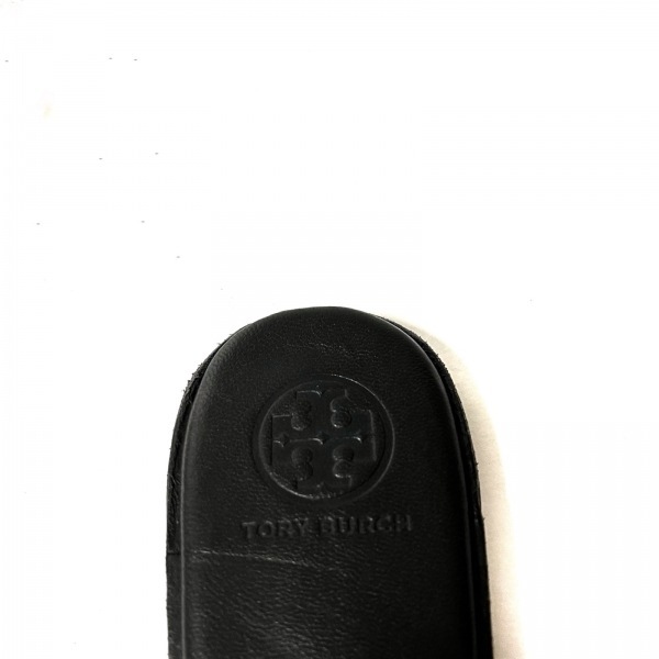 トリーバーチ TORY BURCH ビーチサンダル 7M - レザー 黒 レディース 靴_画像5