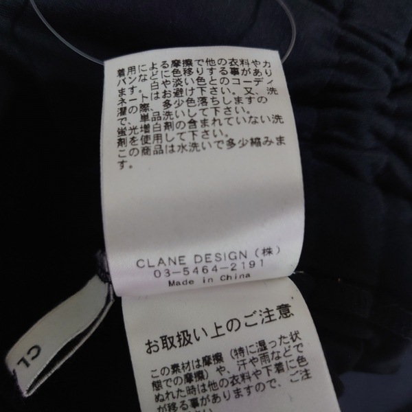 クラネ CLANE チュニック サイズ1 S - 黒 レディース ハイネック/半袖 ワンピース_画像6