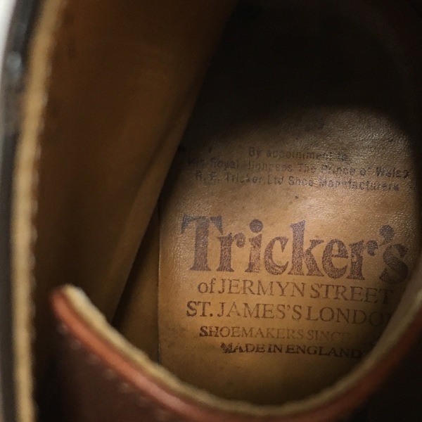 トリッカーズ Tricker's ショートブーツ 9 - レザー ブラウン メンズ 靴_画像5
