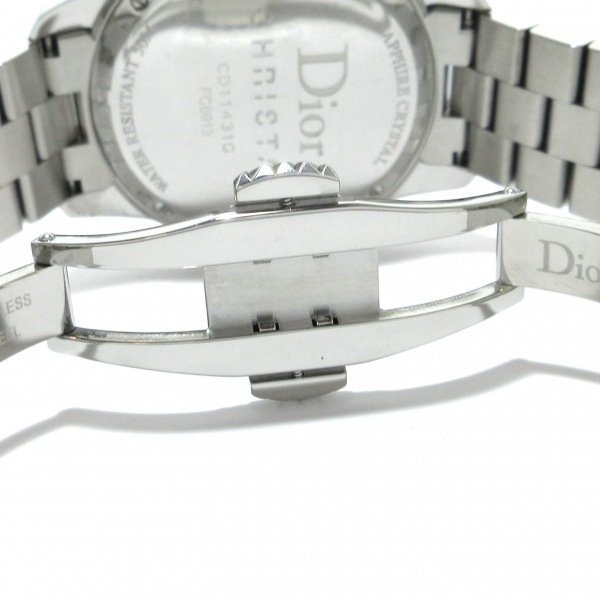 DIOR/ChristianDior(ディオール) 腕時計■美品 クリスタルクロノグラフ CD11431G ボーイズ SS/ダイヤベゼル/クロノグラフ レッド_画像7