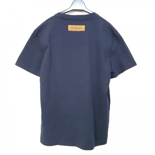 ルイヴィトン LOUIS VUITTON 半袖Tシャツ サイズS RM202 NPL HJY68W - ダークネイビー×白 メンズ クルーネック/刺繍 トップス_画像2