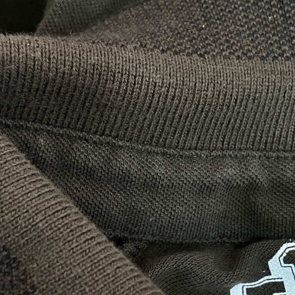 ディーゼル DIESEL 半袖ポロシャツ サイズS - ダークブラウン×黒 メンズ トップス_画像8