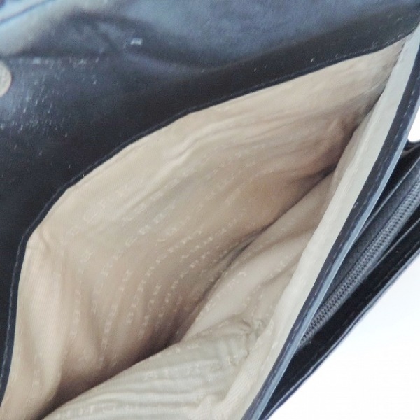 バーバリー Burberry 長財布 - PVC(塩化ビニール)×エナメル(レザー) ベージュ×黒×マルチ チェック柄 財布_画像7